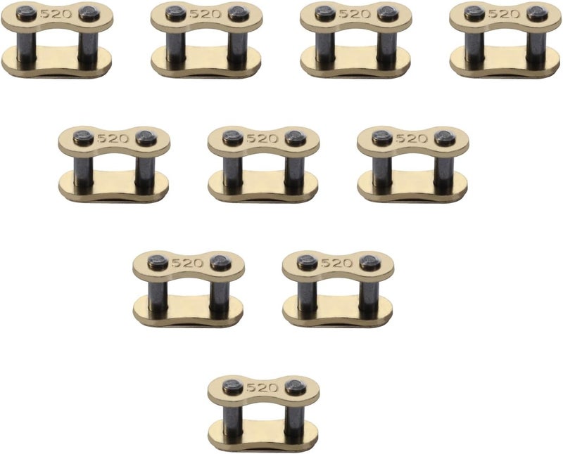 KAMIER 520 Chain Master Connect Link Gold for 250cc 300cc Suzuki DR200SE DRZ250 RMZ250 DRZ400 CRF150F CRF250F CRF450R YZ125 YZ250F YZ450F KX125 KX450F KLR650 Pit Dirt Bike Motorcycle ATV Quad Parts - Image 4